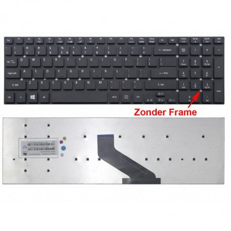 Laptop Toetsenbord MP-10K33U4 Acer Aspire ES1-711 ES1-731