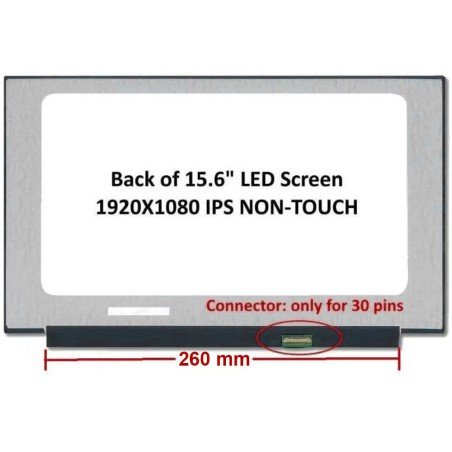 LCD scherm 5D10X08065 N156HCA-EAC REV.C1 15.6 1920x1080 30-Pins