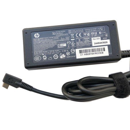 HP oplader 65W AC adapter USB-C 20 V 3.25 A