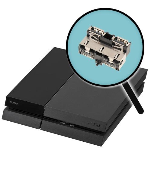 Playstation 4 USB poort reparatie