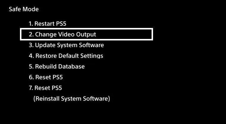 Playstation gaat aan maar zwart scherm na PS logo
